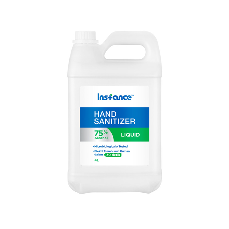 Instance Hand Sanitiser Liquid 4 Liters 75% Alcohol