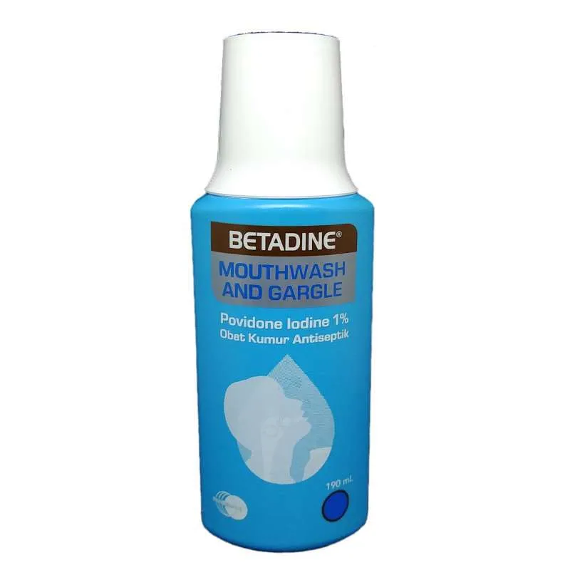 Betadine Mouthwash and Gargle 190 ml