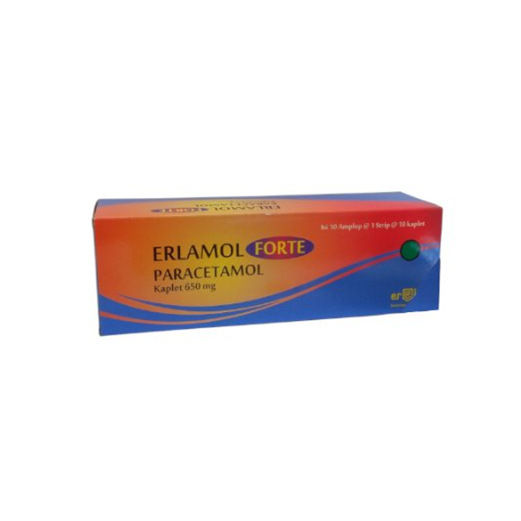 Erlamol Forte 650 mg 10 Kaplet