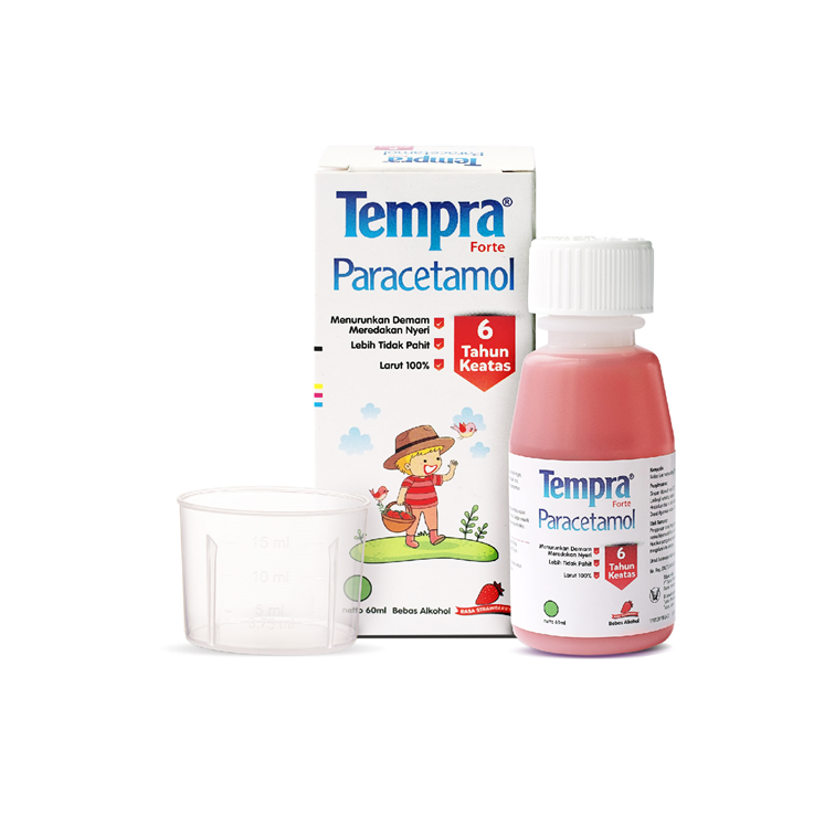 Tempra Forte Sirup Rasa Strawberry 60 ml