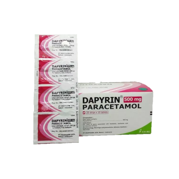 Dapyrin 500 mg 10 Tablet