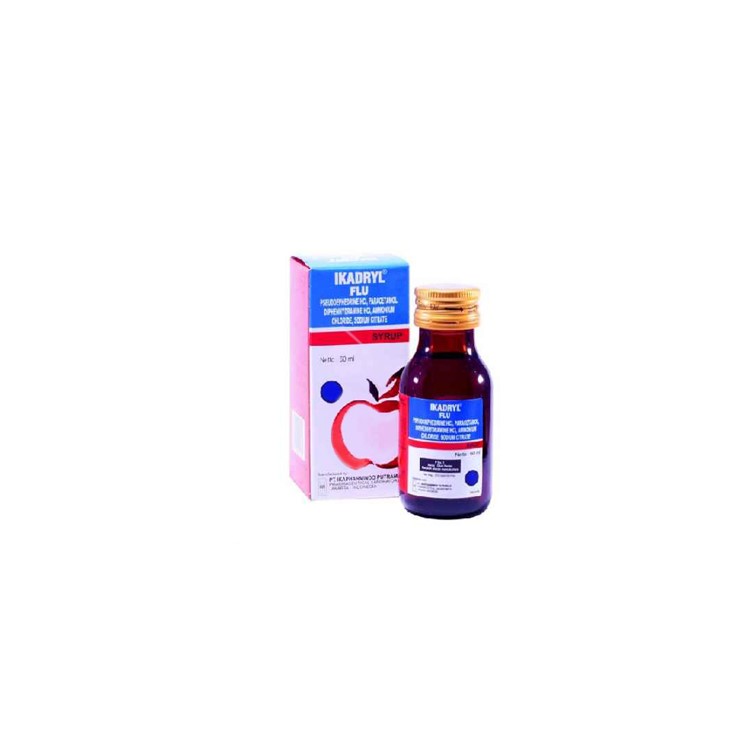Ikadryl Flu Syrup 60 ml