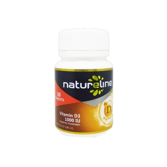 Natureline Vitamin D3 1000 UI 30 Tablet