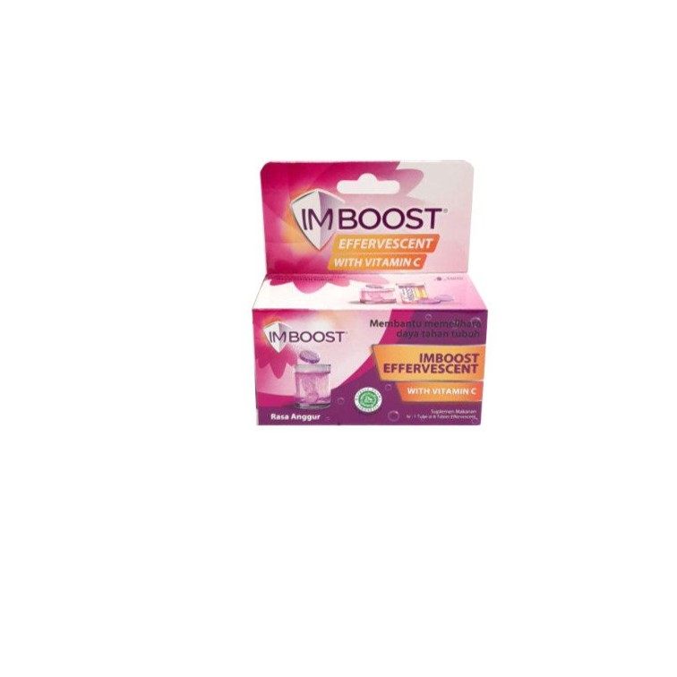 Imboost Effervescent Rasa Anggur 8 Tablet
